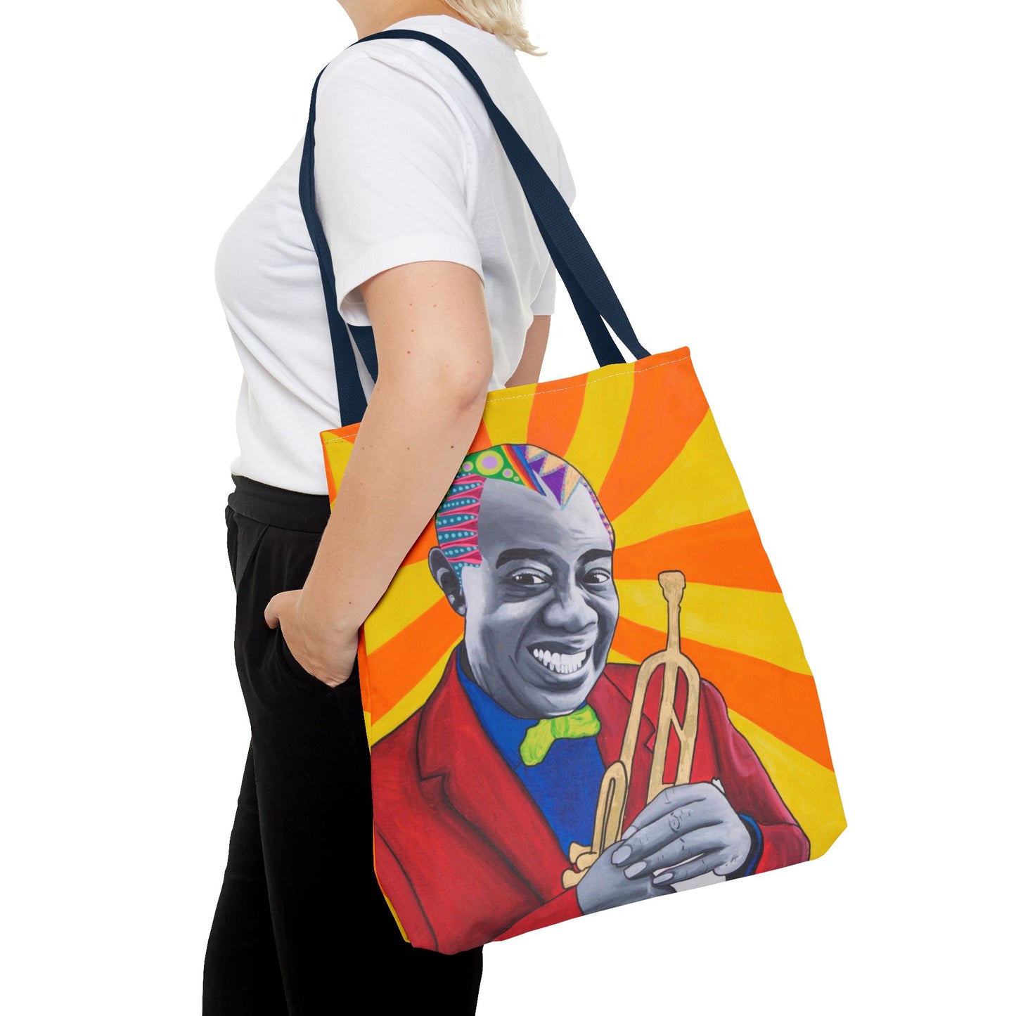 Louis Armstrong Tote Bag