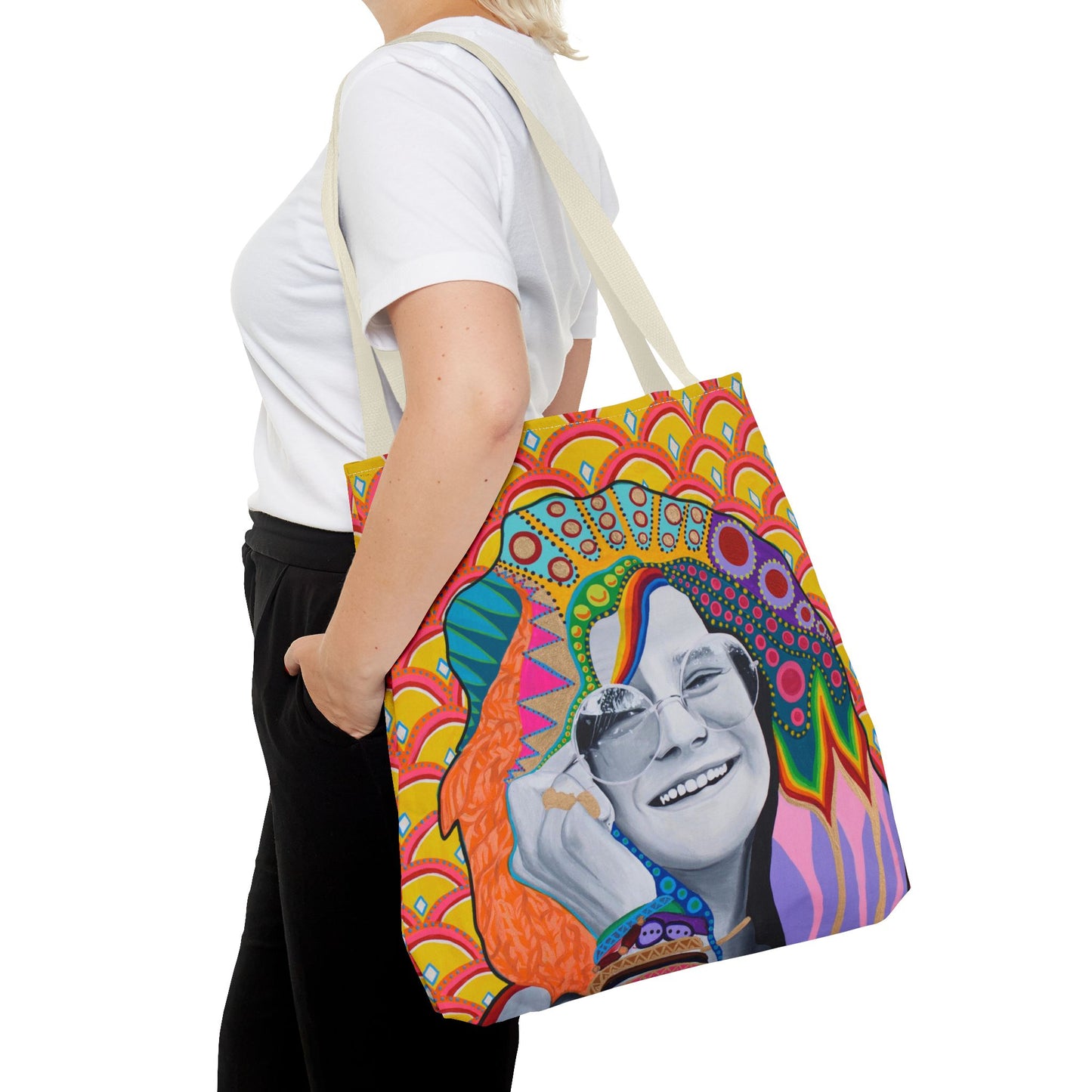 Janis Joplin Tote Bag