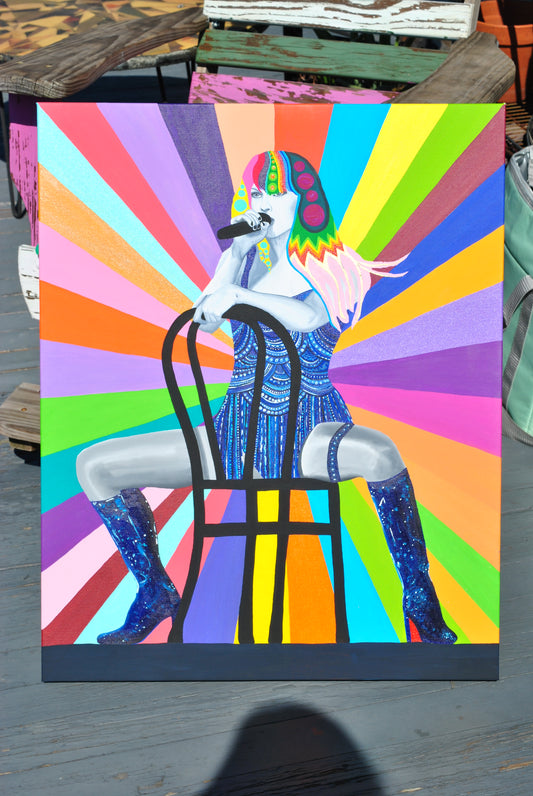 Taylor Swift Chair Print