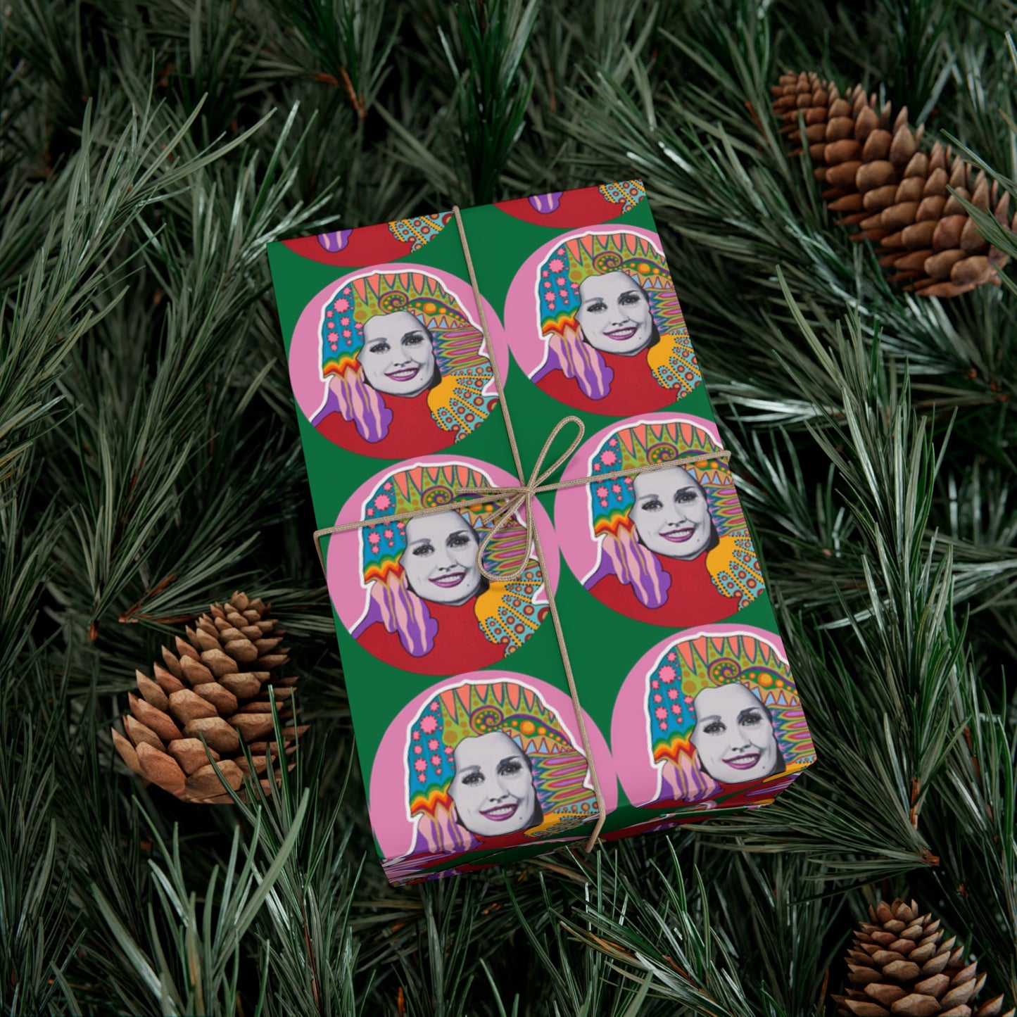 Have A Holly Dolly Christmas Wrapping Paper