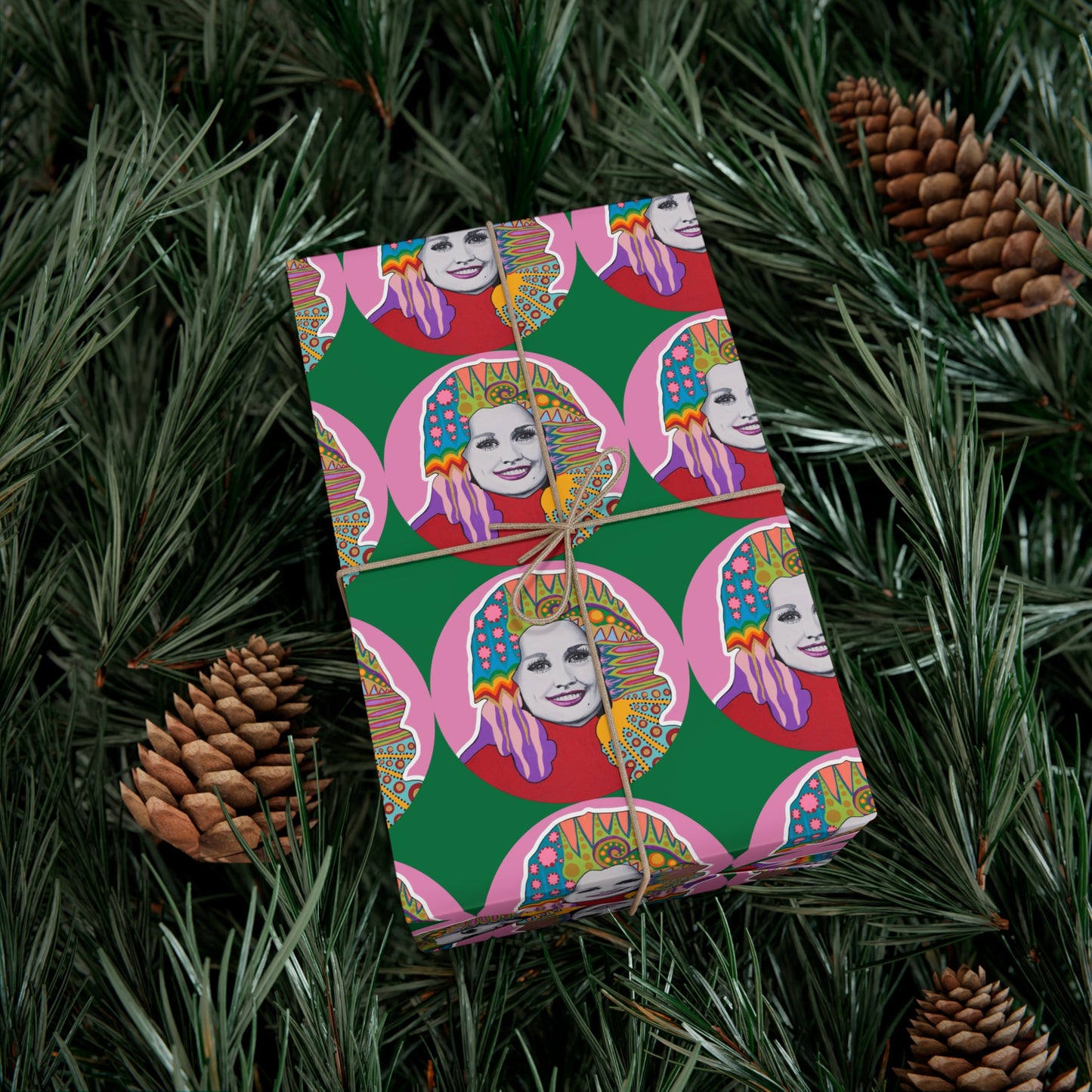 Have A Holly Dolly Christmas Wrapping Paper