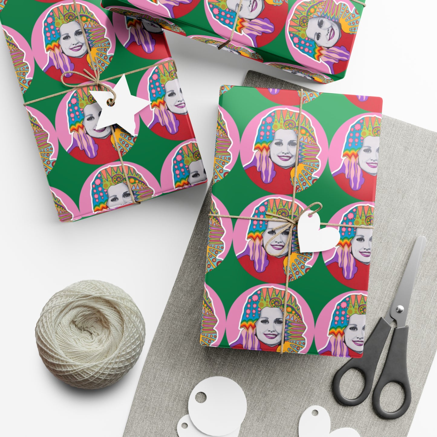 Have A Holly Dolly Christmas Wrapping Paper