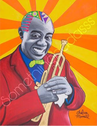 Louis Armstrong "Satchmo" Print